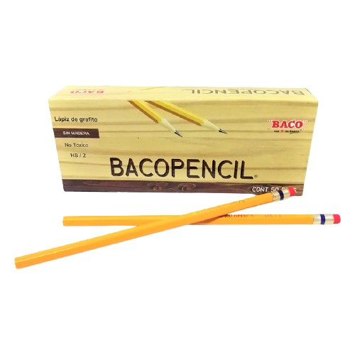 LAPIZ DE GRAFITO HEXAGONAL BACO