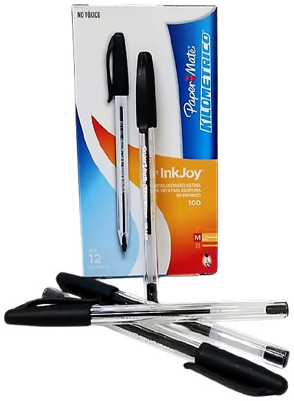 BOLIGRAFO KILOMETRICO PUNTO MEDIANO NEGRO