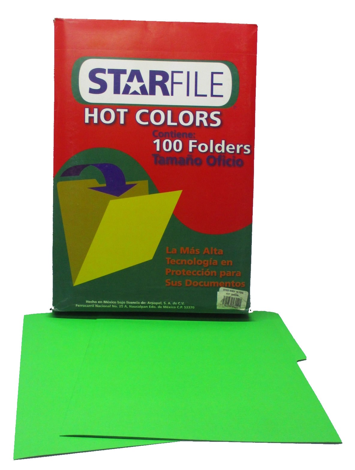 FOLDER TAMAÑO OFICIO COLOR VERDE