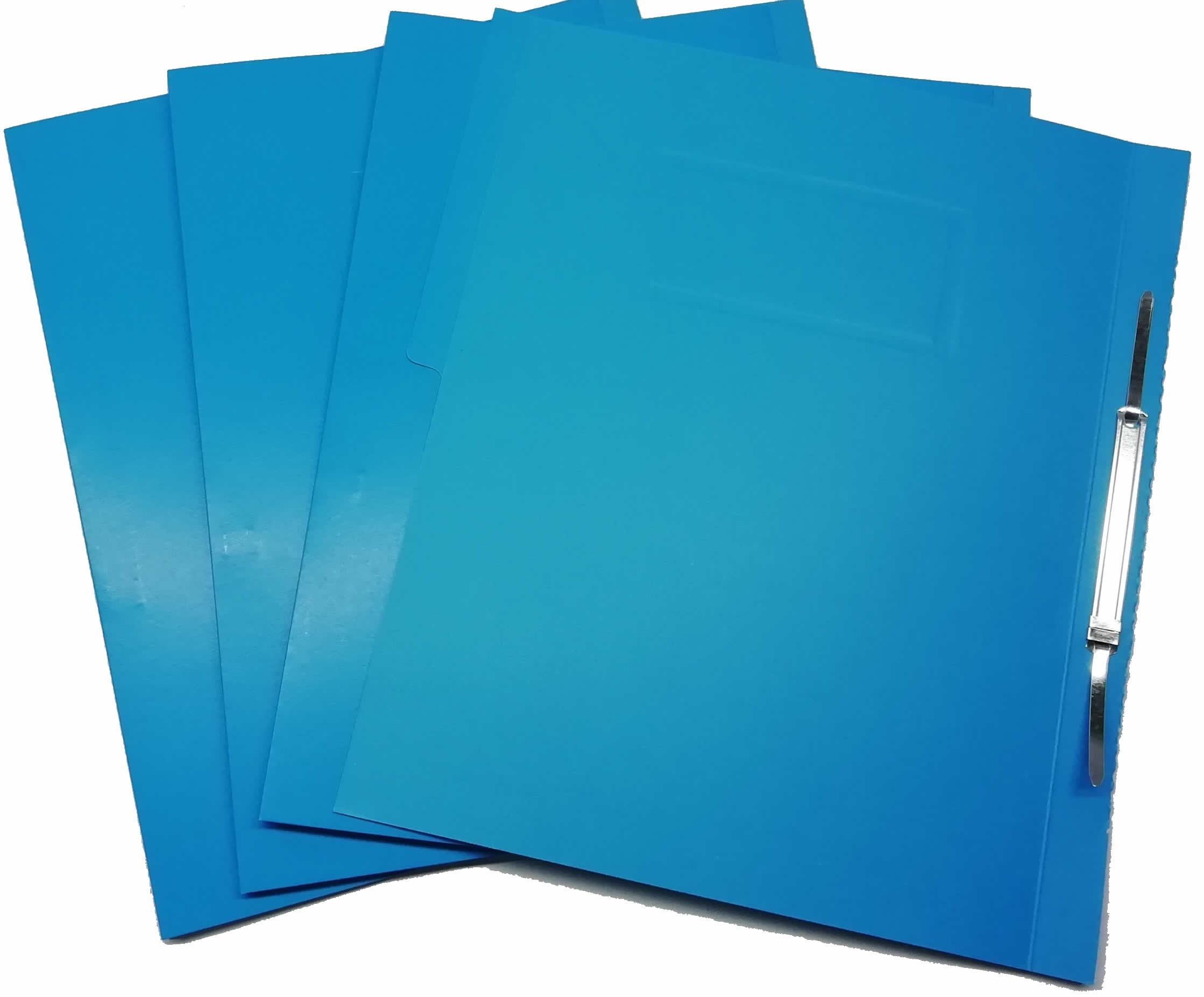 FOLDER CON BROCHE 8 CENTIMETROS TAMAÑO OFICIO AZUL OSCURO