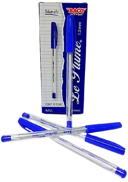 BOLIGRAFO PUNTO MEDIANO AZUL