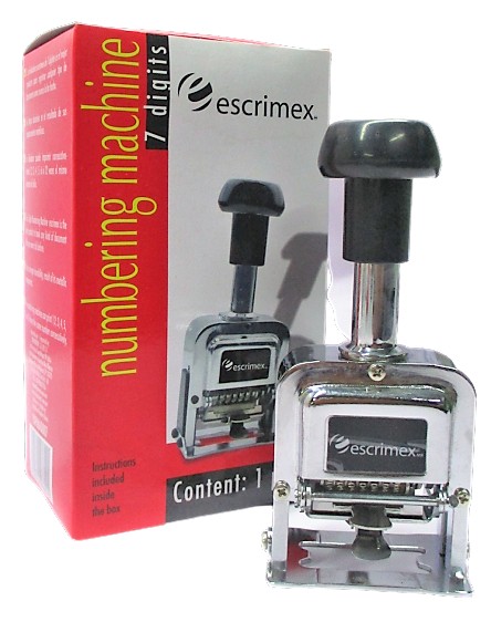 FOLIADOR AUTOMATICO 7 DIGITOS ESCRIMEX